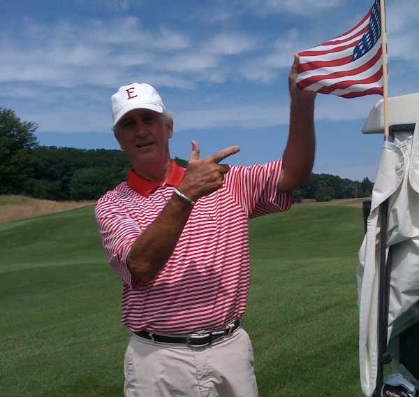 Al on golf course