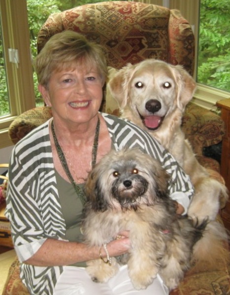 Judy and her dogs