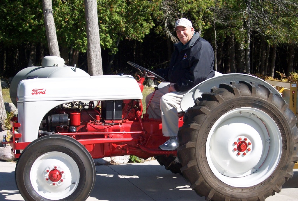 Rich on tractor