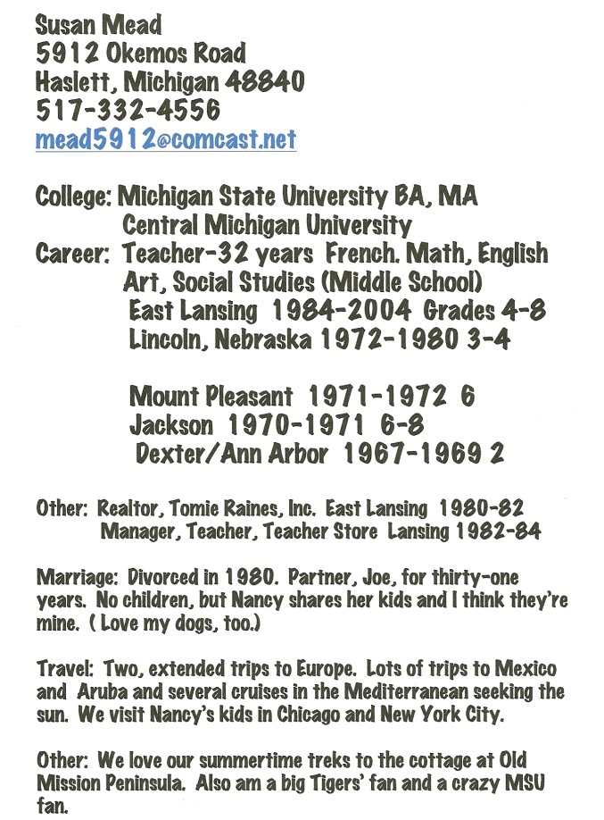 Bio details