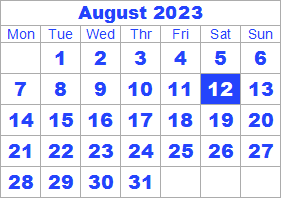 Calendar